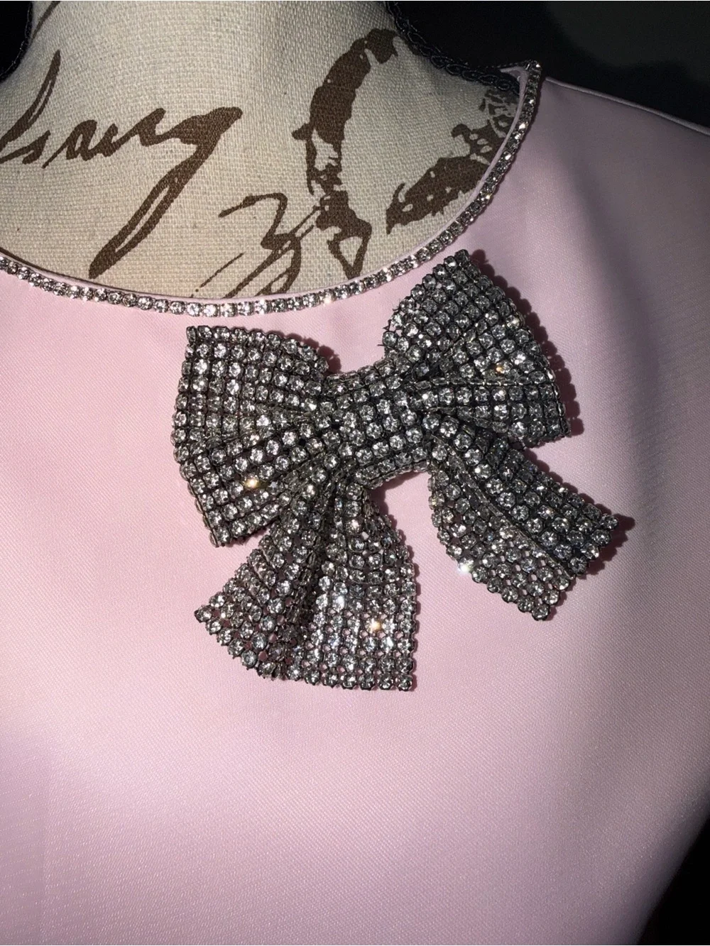 Duchess Satin Embellished Bow Shell Kate Spade UK